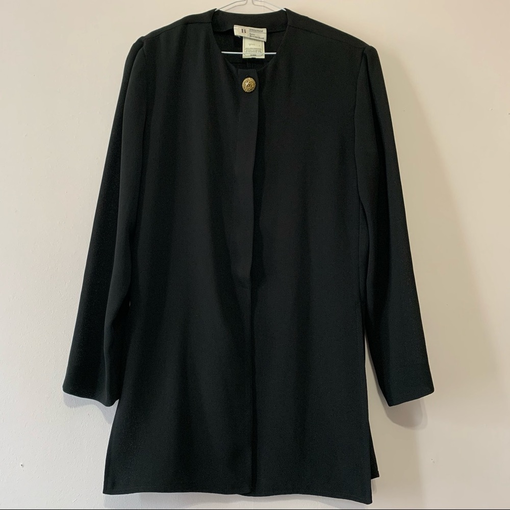 Braemar Button up Black Button Up Shirt | Size 6